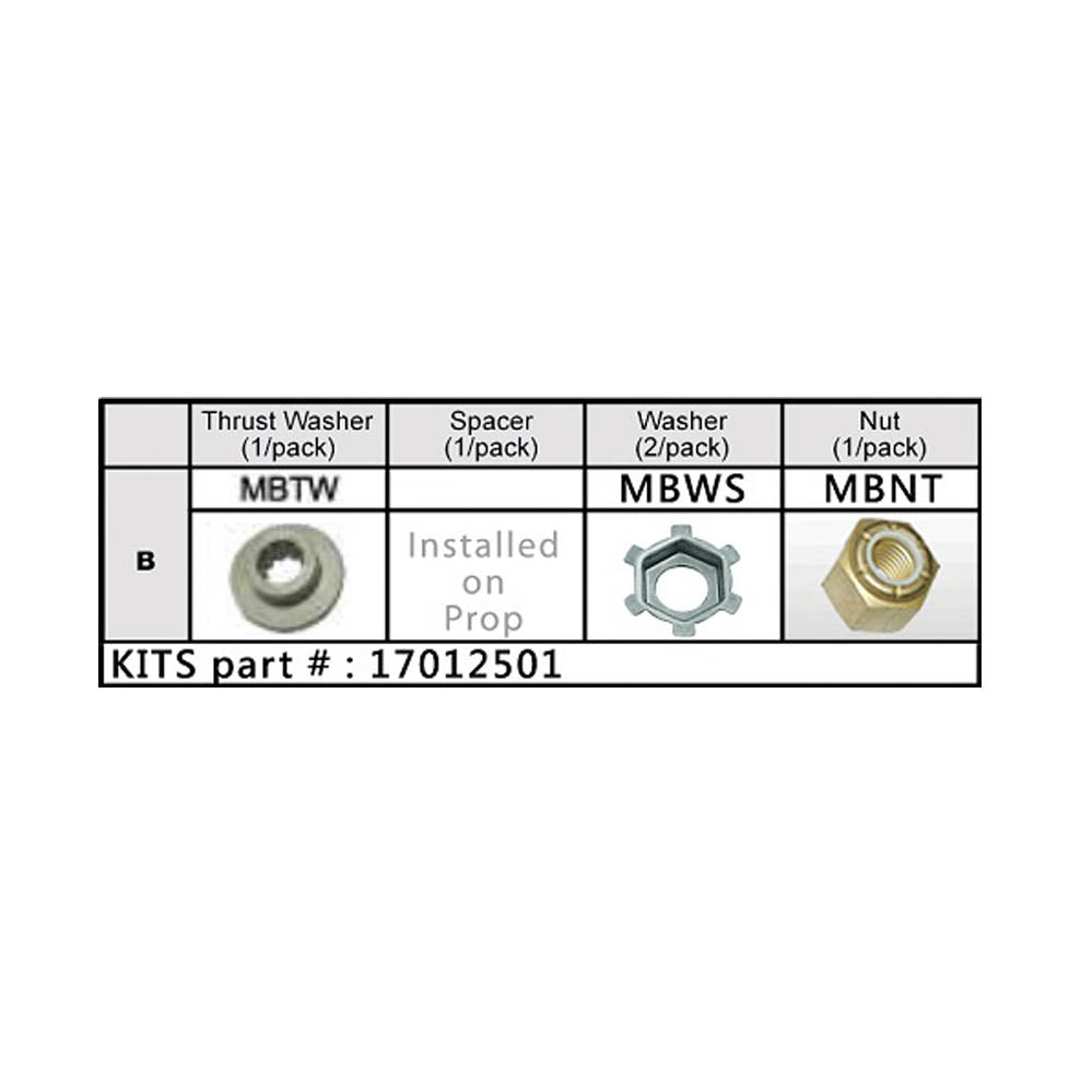 Solas Mercury Nut Kit (17012501)