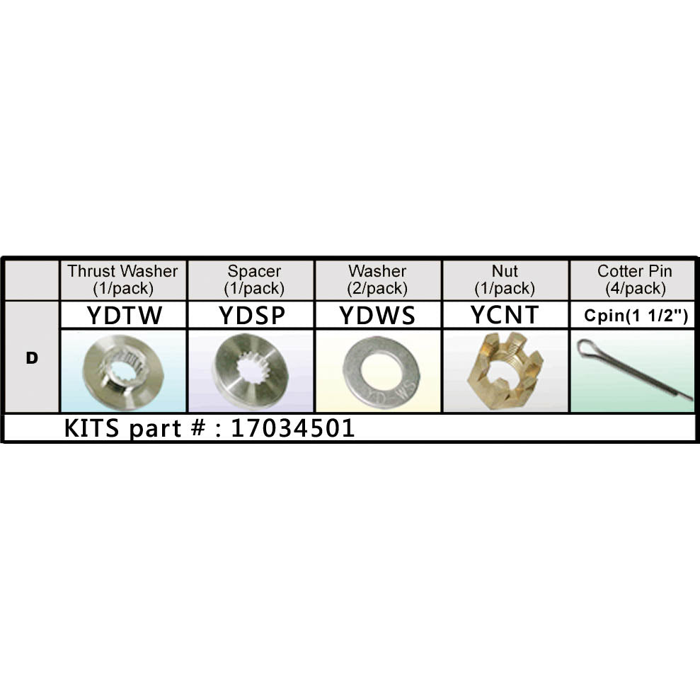 Solas Yamaha Nut Kit (17034501)